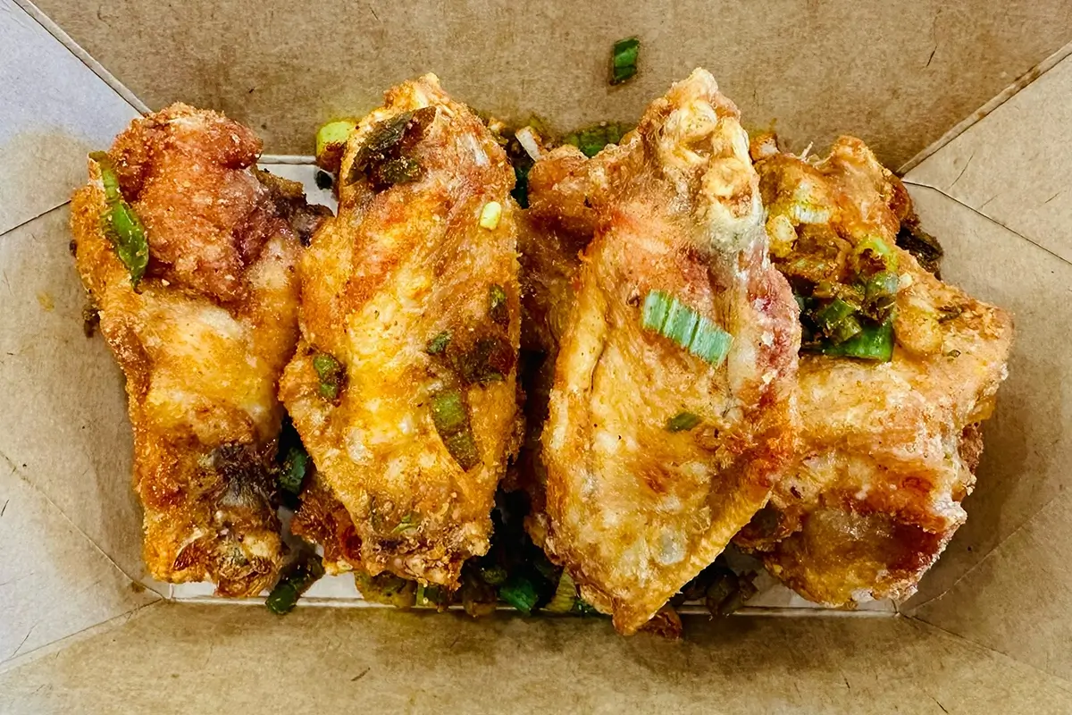 Crispy Wing at Fujiyama Ramen，a Japanese Restaurant in San Diego