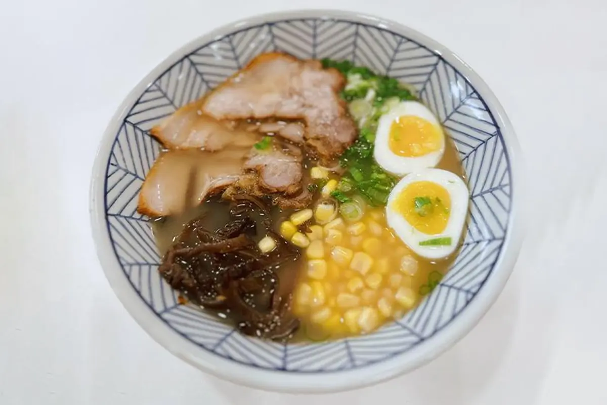 Spicy Tonkotsu Ramen at Fujiyama Ramen，a Japanese Restaurant in San Diego